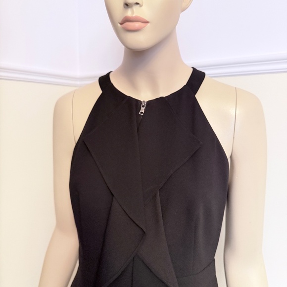 BCBG MAXAZRIA Daysie black ruffle top - Picture 4 of 10